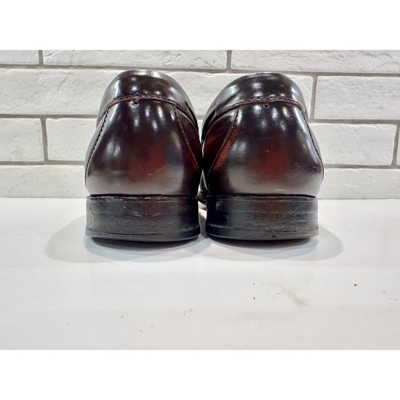 SAS Men's Burgundy Leather Tassel Loafer Dress Shoes Size 9 - Picture 16 of 16